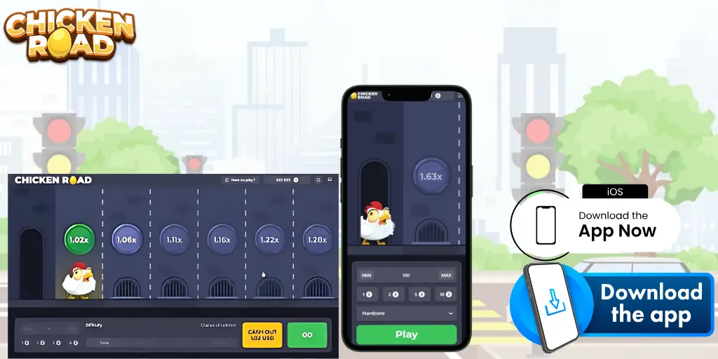 Chicken Road Game on IOS