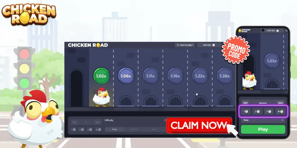 Claim the promo codes on Chicken Road Game
